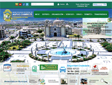 Tablet Screenshot of muninuevochimbote.gob.pe